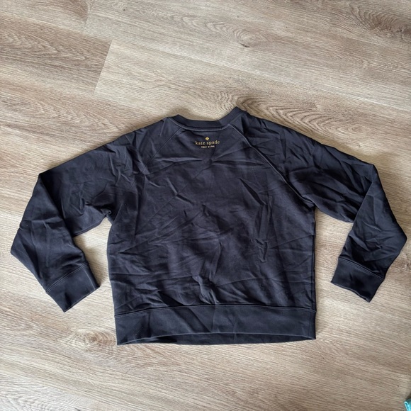 Kate Spade Beauty and the Beast Black Crew Neck Sweater - Picture 6 of 7